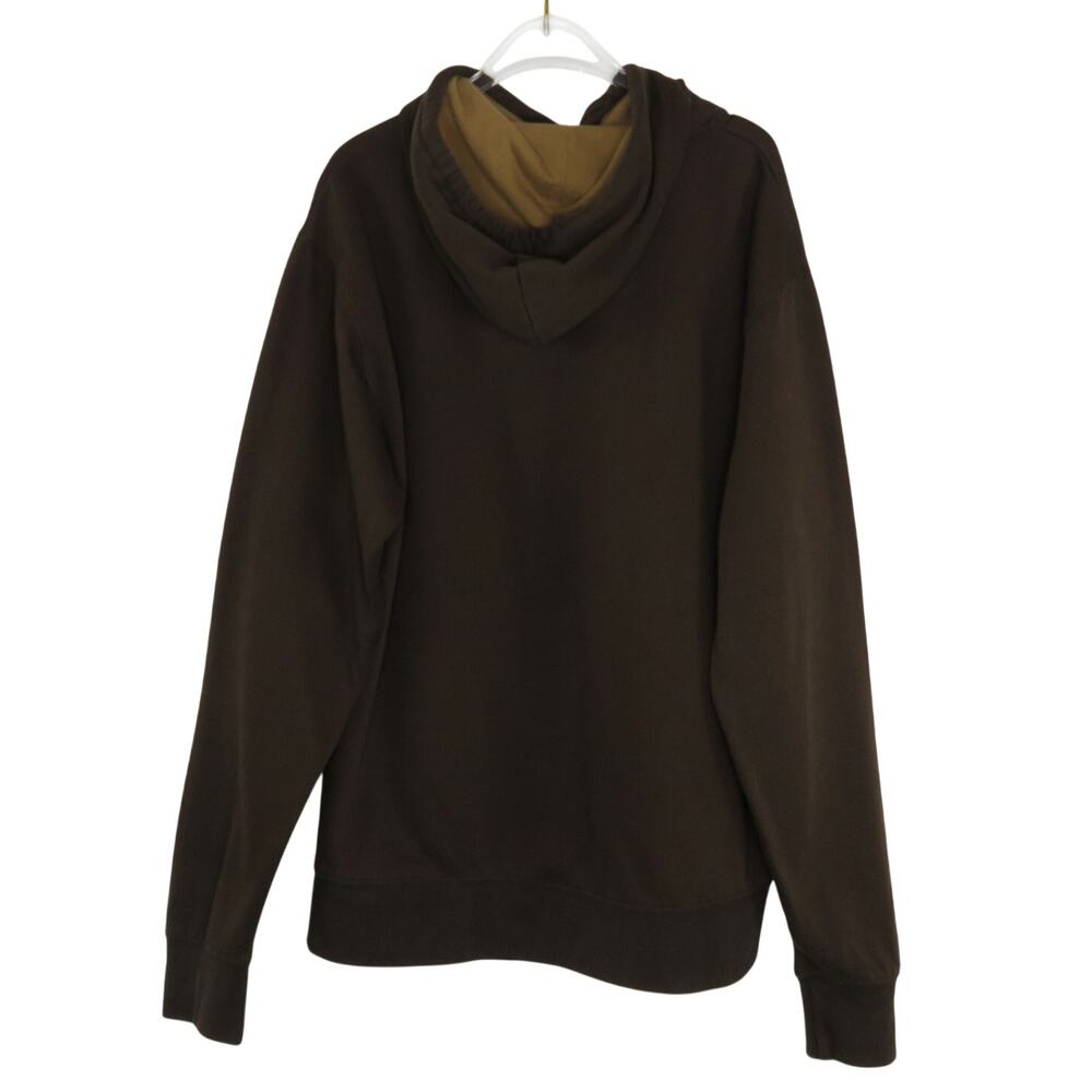 Cabelas Men's Brown Logo Hoodie Sweatshirt Small - Picture 4 of 5